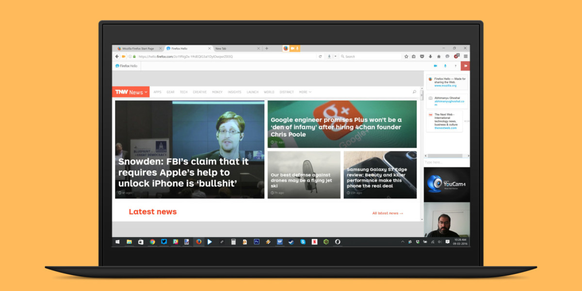 Firefox now lets you share tabs in video chats, no registration required