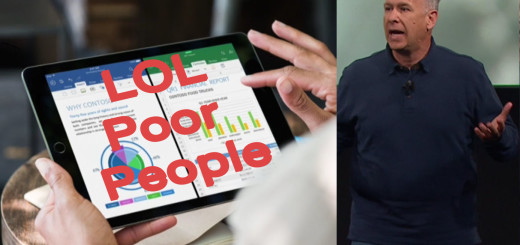 Lol poor people apple