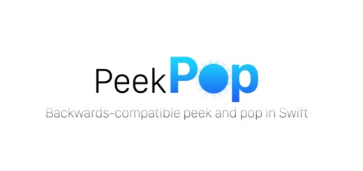 This awesome new Swift framework brings 3D Touch to older iPhones and iPads PeekPopTNW