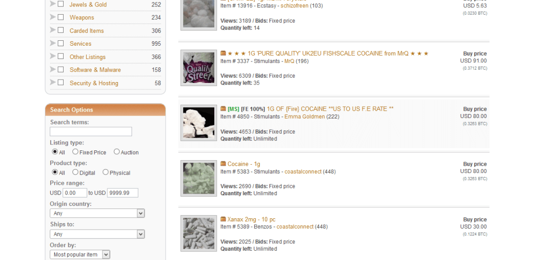 Mainstream sites could learn a thing about user security from drug marketplace AlphaBay