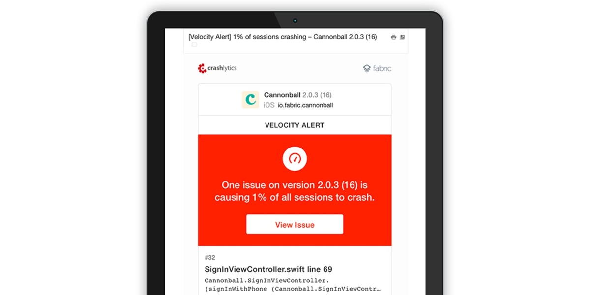 Twitter Fabric now has ‘Velocity Alerts’ so developers see issues before they’re trouble ...