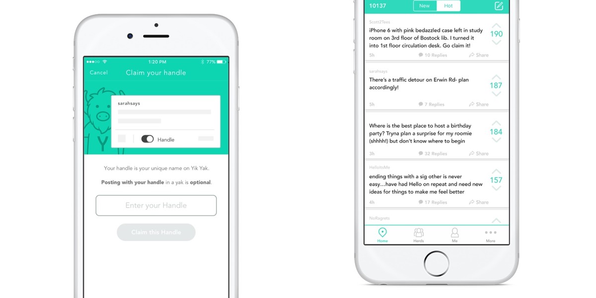 Yik Yak now has ‘handles’ for users who don’t want to be completely anonymous
