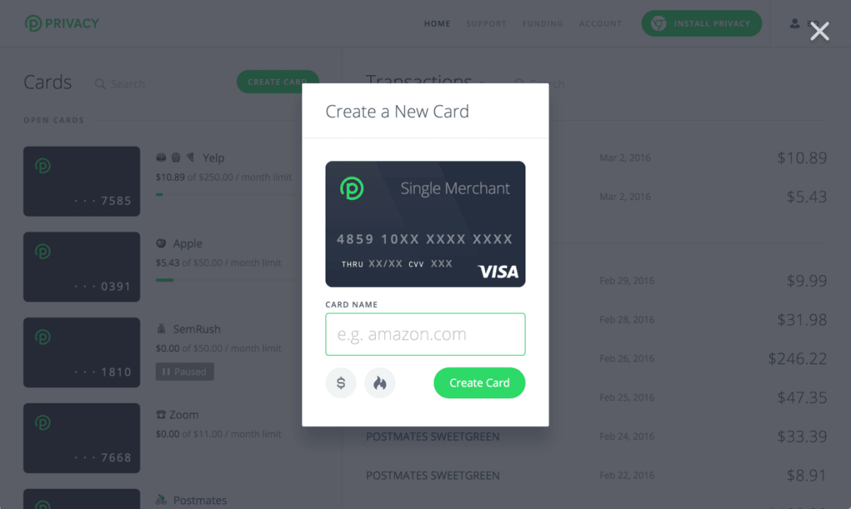 ‘Privacy’ creates single-use virtual credit cards for safer online shopping