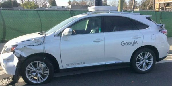 Watch a video of Google’s self-driving car hit a bus
