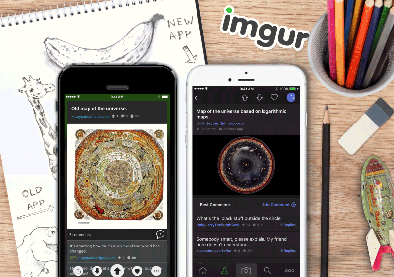 Imgur revamps iOS and Android apps for all you millennial memehounds