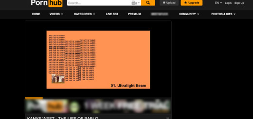 Don't ask how we found out, but Kanye West's 'The Life of Pablo' is now streaming on Pornhub ph kanye the life of pablo