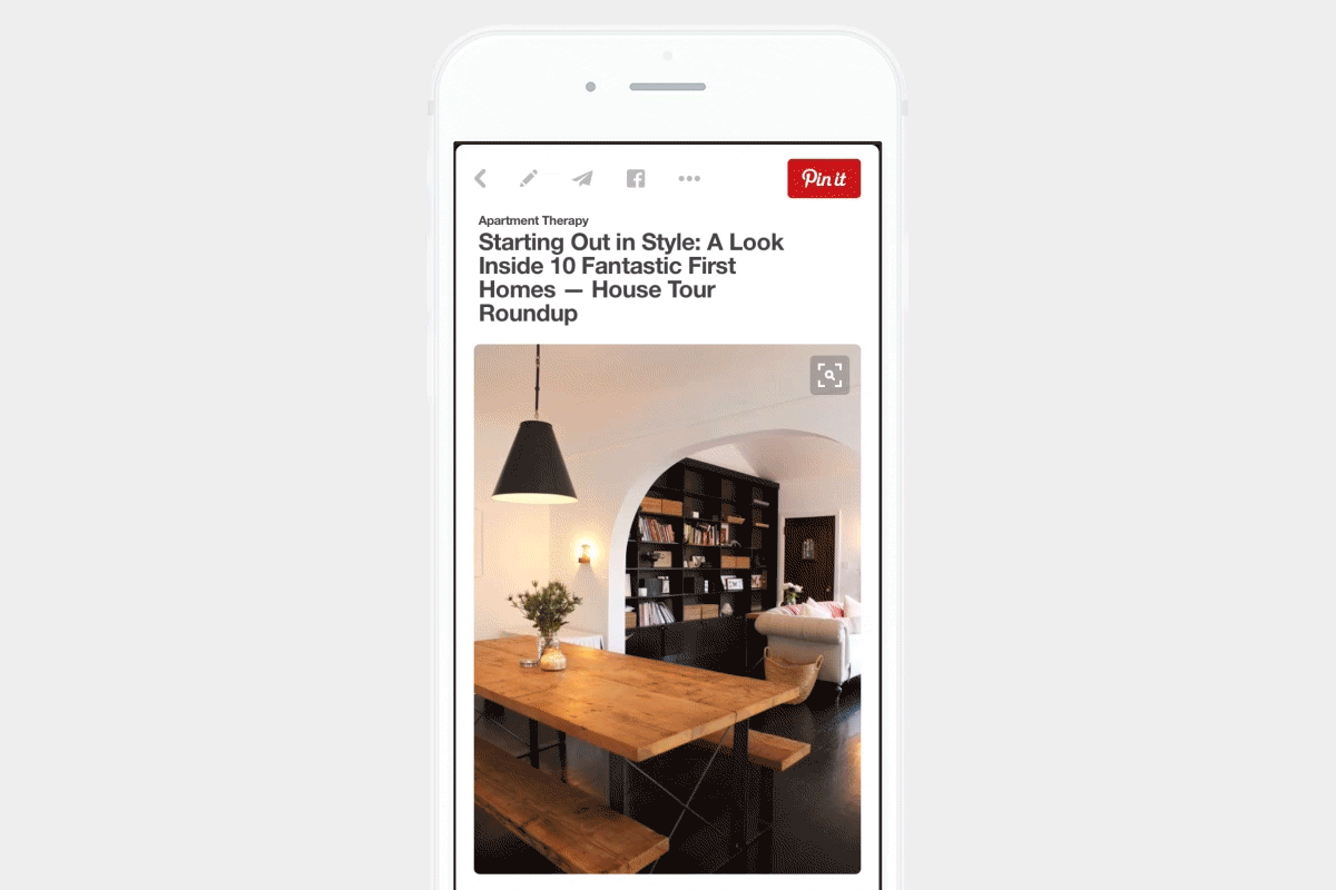 pinterest visual search