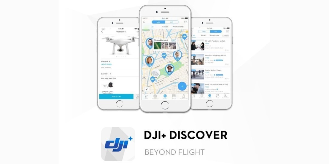 DJI’s new app helps drone pilots meet up — and even tells them where to go flying