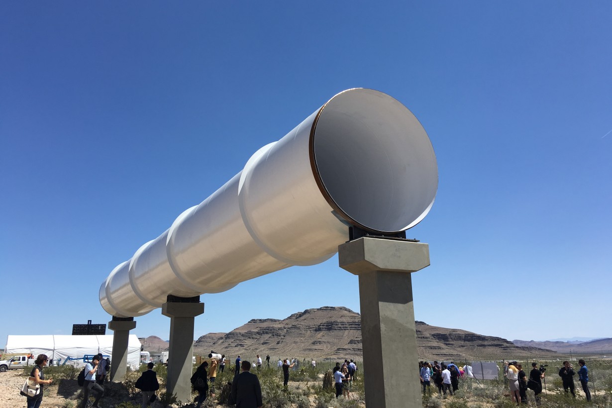 Hyperloop installation test