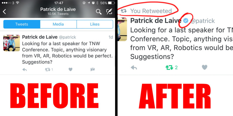 Twitter for iOS bug lets Verified accounts give other users a blue tick