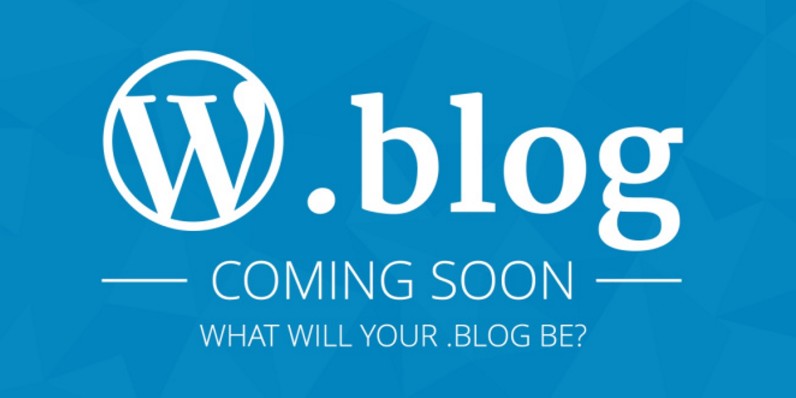 WordPress says you’ll be able to get a .blog domain later this year