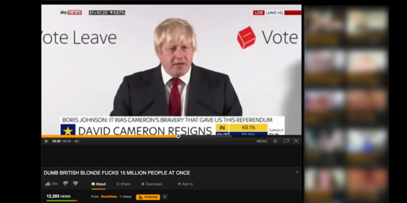 Ex-London Mayor’s Brexit speech is now on Pornhub, proving nothing is sacred