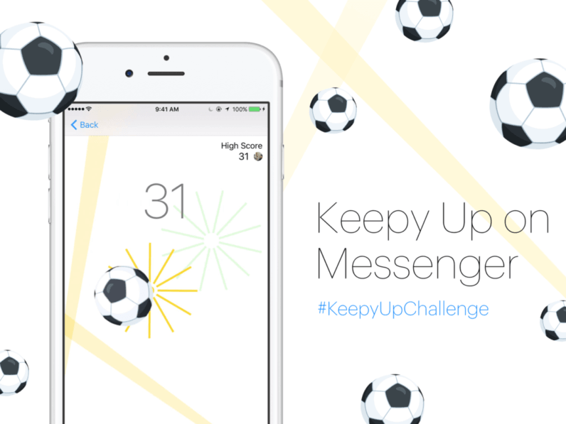 Facebook has a new hidden game in Messenger (hint: use the soccer emoji)