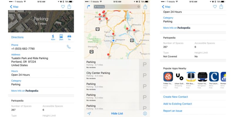 Apple Maps will now tell you where to park (and plug in your Tesla)