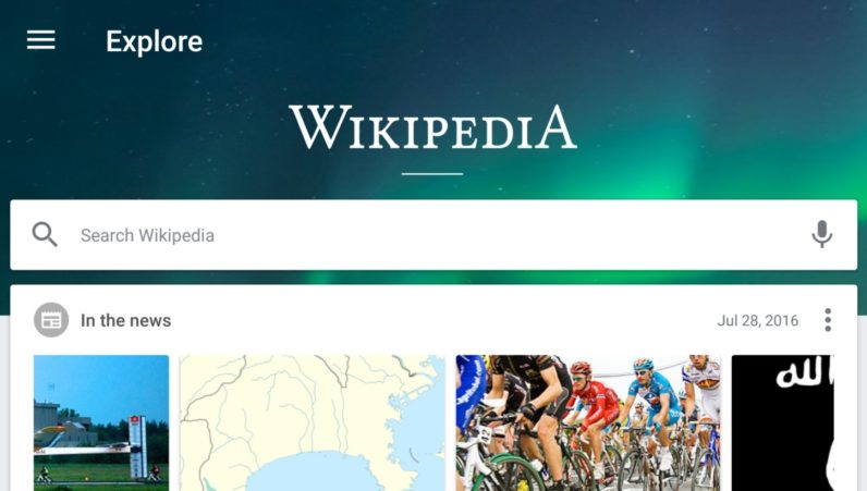 Wikipedia is pivoting into news with its redesigned Android app