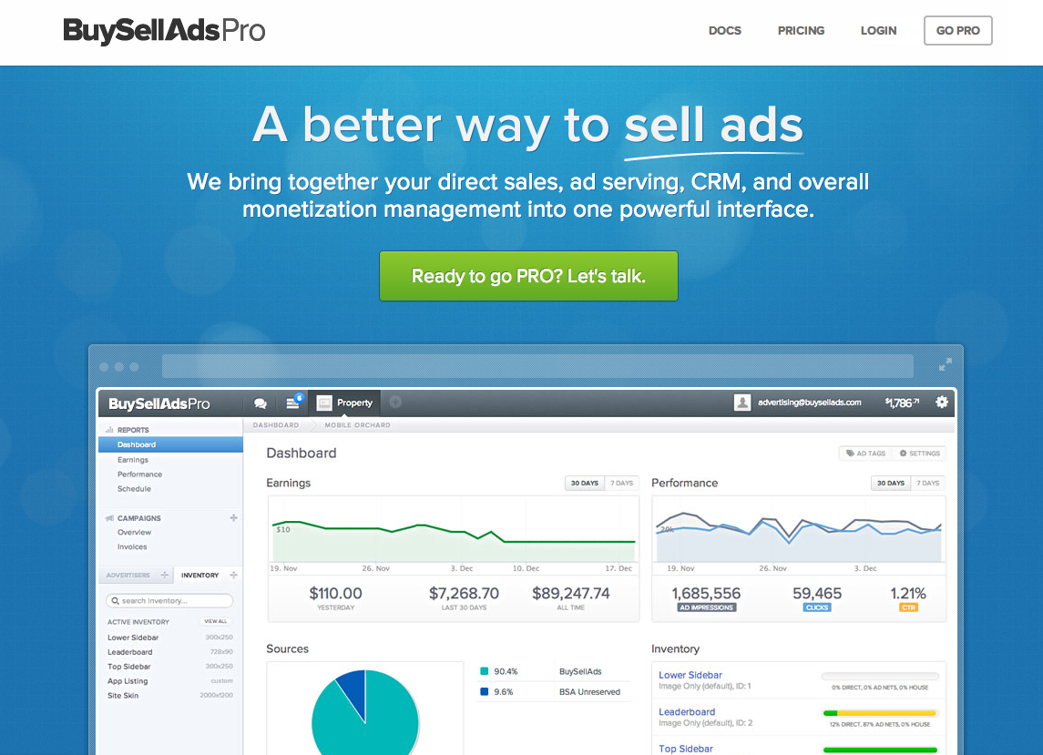 Buy sell ads