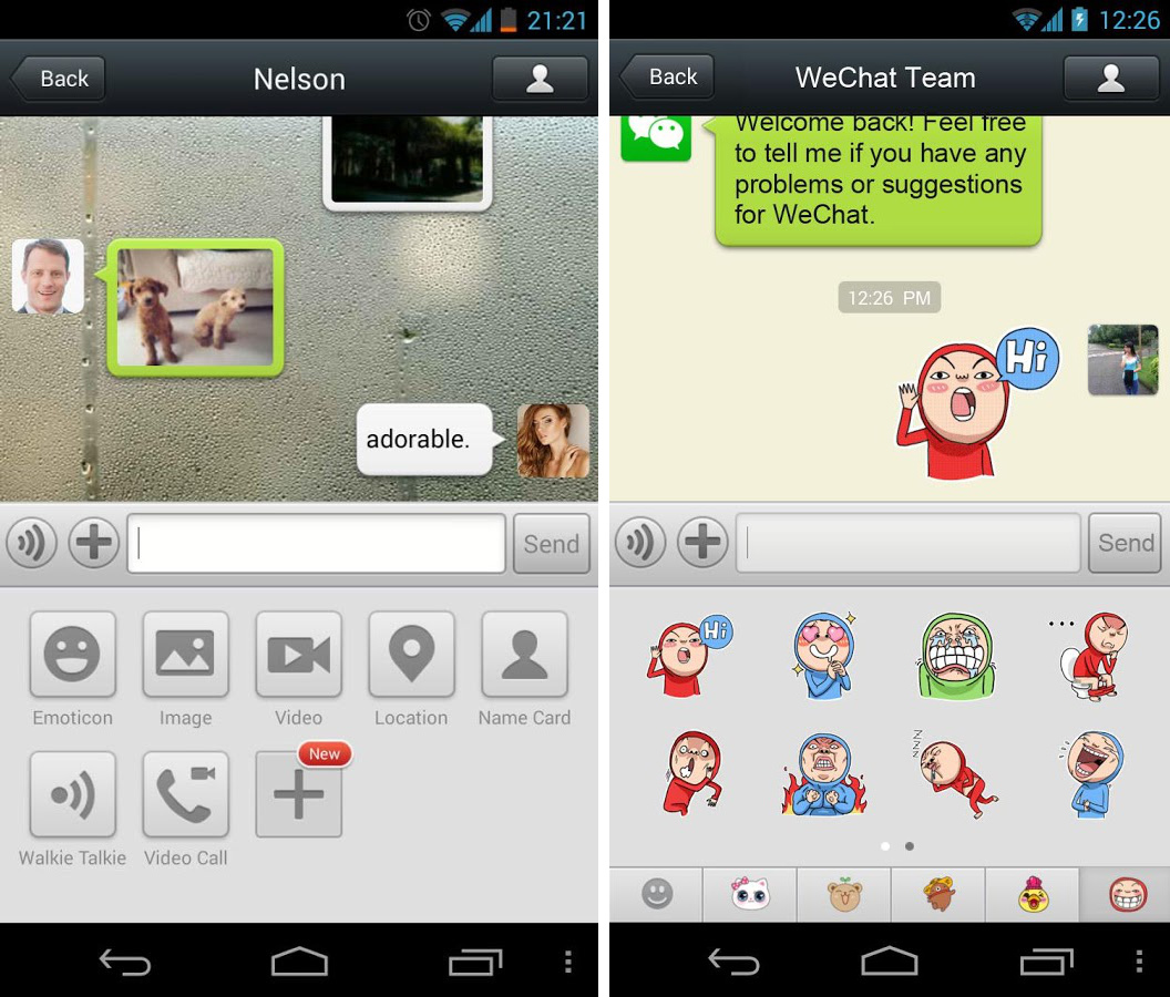 the usual messaging features - multimedia/group chat/push-to-talk voice mes...
