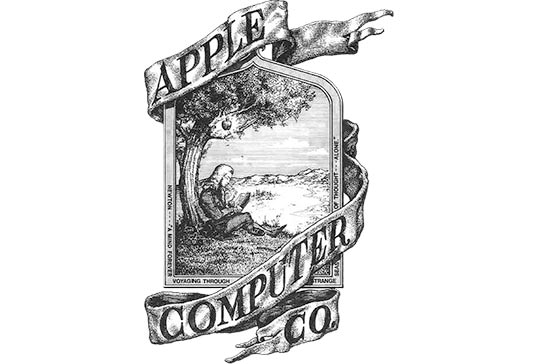 apple original logo 7 tech logos before they became iconic