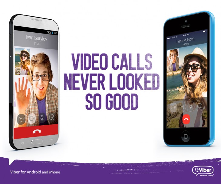Viber5 videocalls 730x608 Viber introduces videos calls to its mobile chat apps for Android and iOS