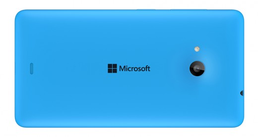 Lumia 535 Back Cyan 520x277 Microsoft drops the Nokia moniker for the new Lumia 535 smartphone