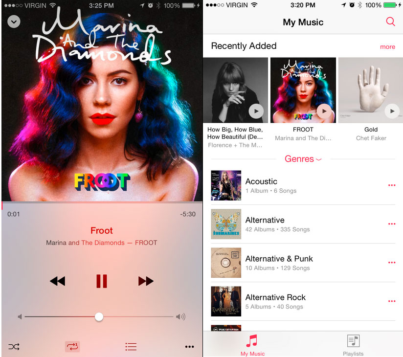 katy Heres our first look at Apples new Music app in iOS 8.4