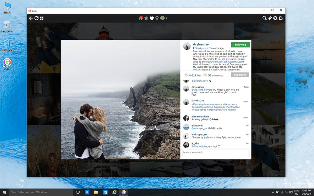 Grids for Instagram desktop app arrives on Windows - 1200 x 750 jpeg 229kB