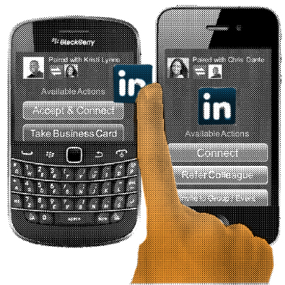 LinkedIn device pairing patent