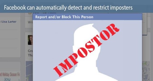 patents facebook imposter