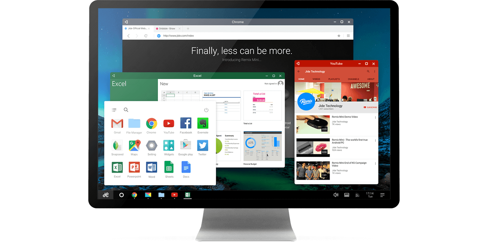 This isn't Android N (it's Remix OS), but it's an example of what Android could look like in the future.
