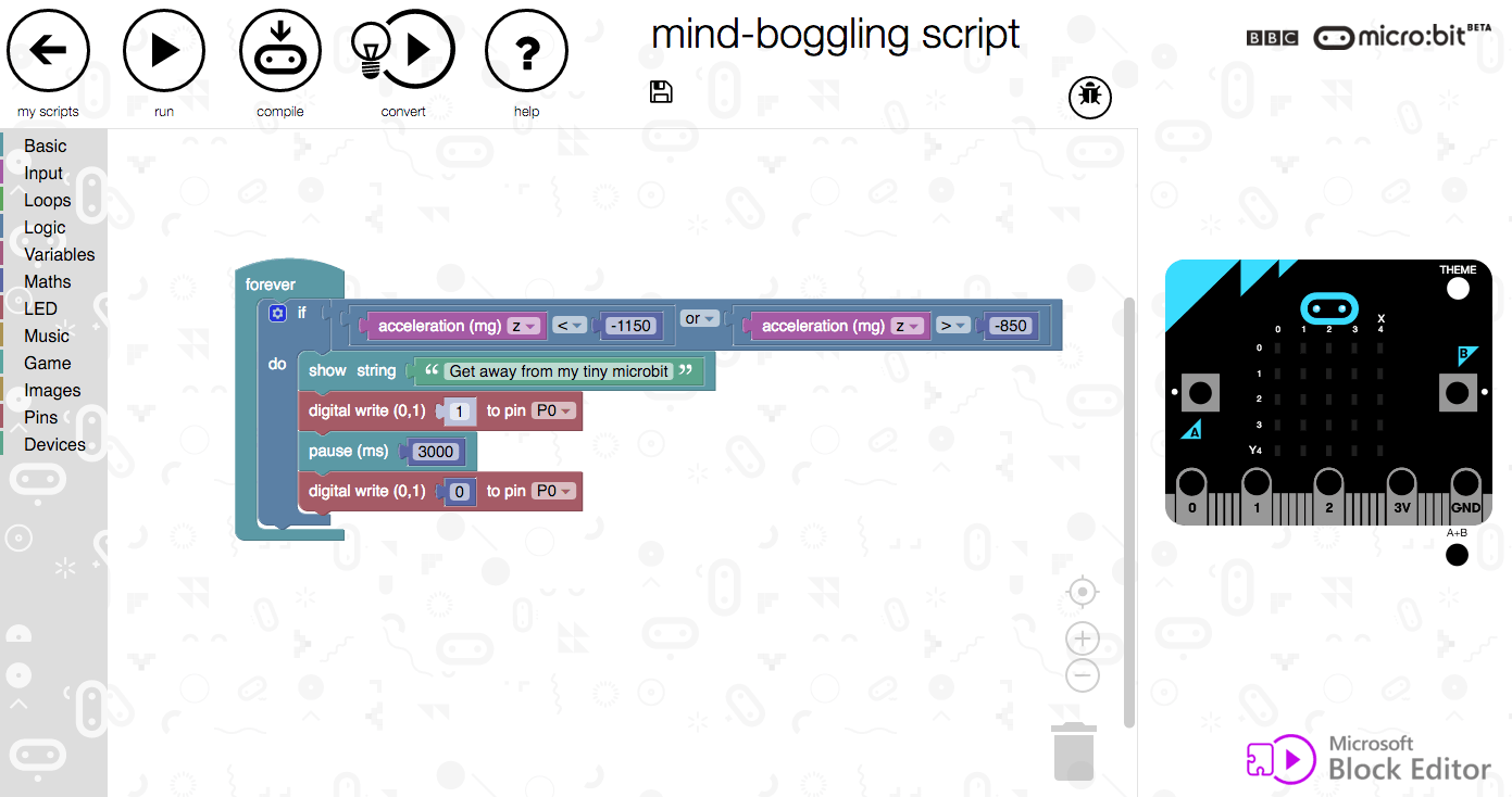 Microbit alarm