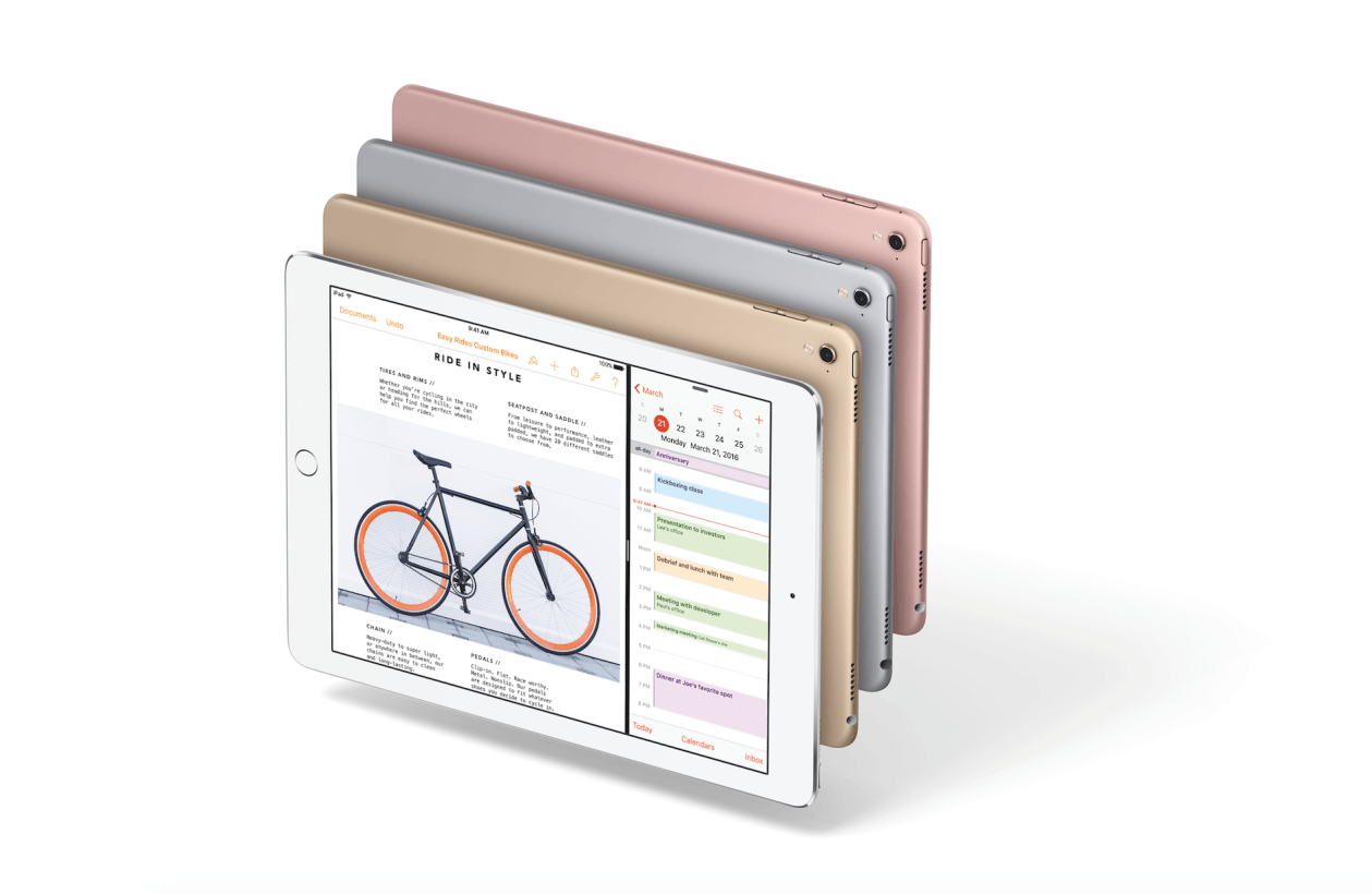 iPad pro colors