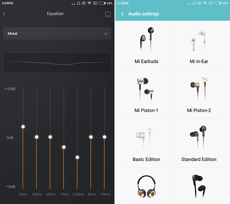 Xiaomi's MIUI 7 lets you customize the audio output to suit your headphones