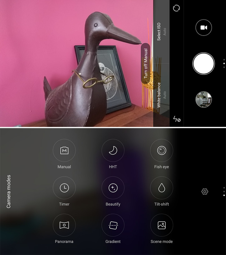 MIUI 7's camera app offers loads of features in a minimalist interface