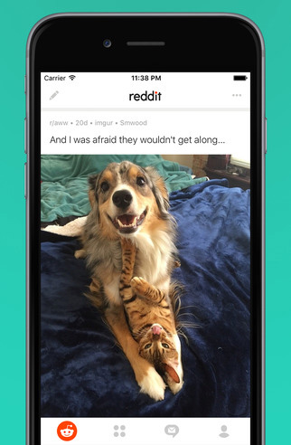 Reddit's official iOS app launched last week
