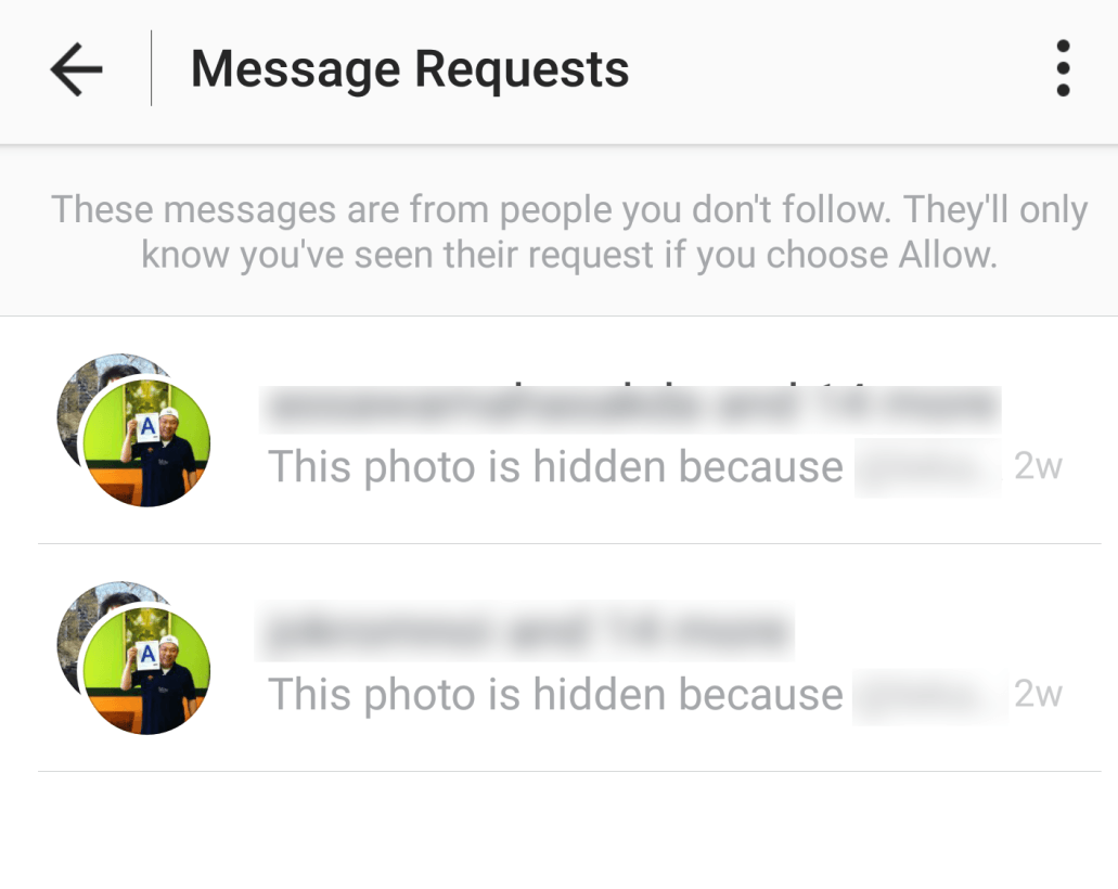 How to unhide direct messages on instagram