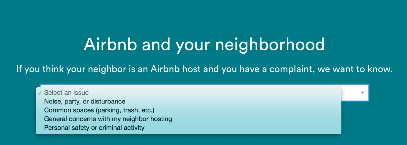 airbnb neighbors