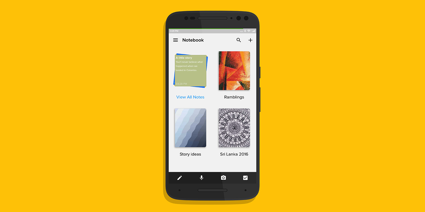 Phone Notebook App For Android Phone zoho notebook is the prettiest note taking app youll ever use