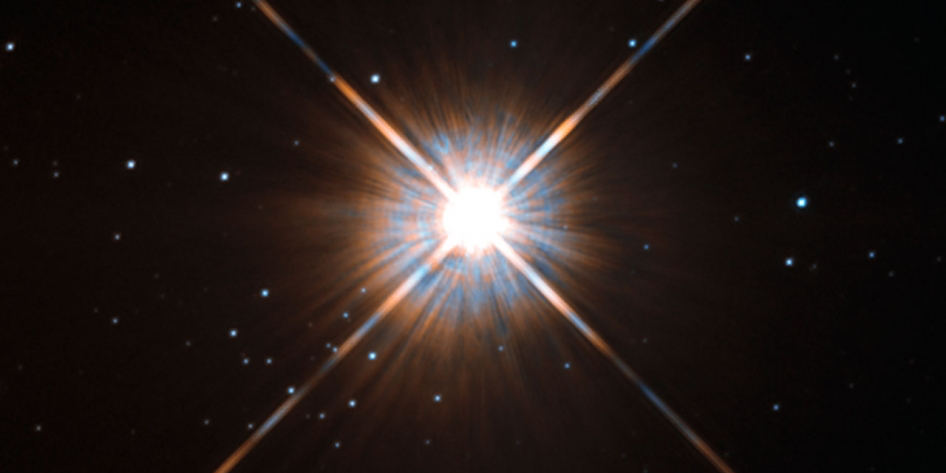 Proxima Centauri from the Hubble telescope