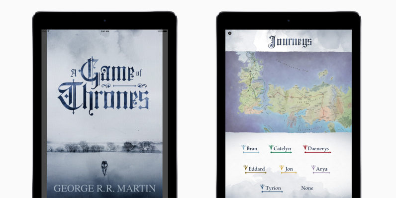 Apple is now selling interactive Game of Thrones iBooks Apple is now selling interactive Game of Thrones iBooks