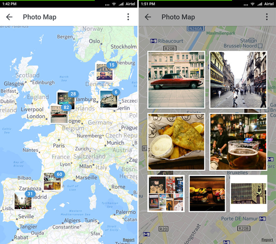 Instagram's Photo Map lets you look up a user's images in various locations around the world