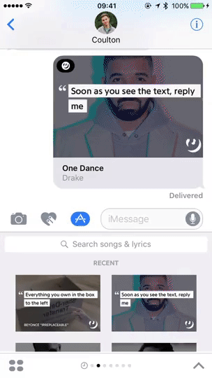 Genius Now Lets You Share Song Lyrics Via Imessage On Ios 10 All orders are custom made and most ship worldwide within 24 hours. share song lyrics via imessage on ios
