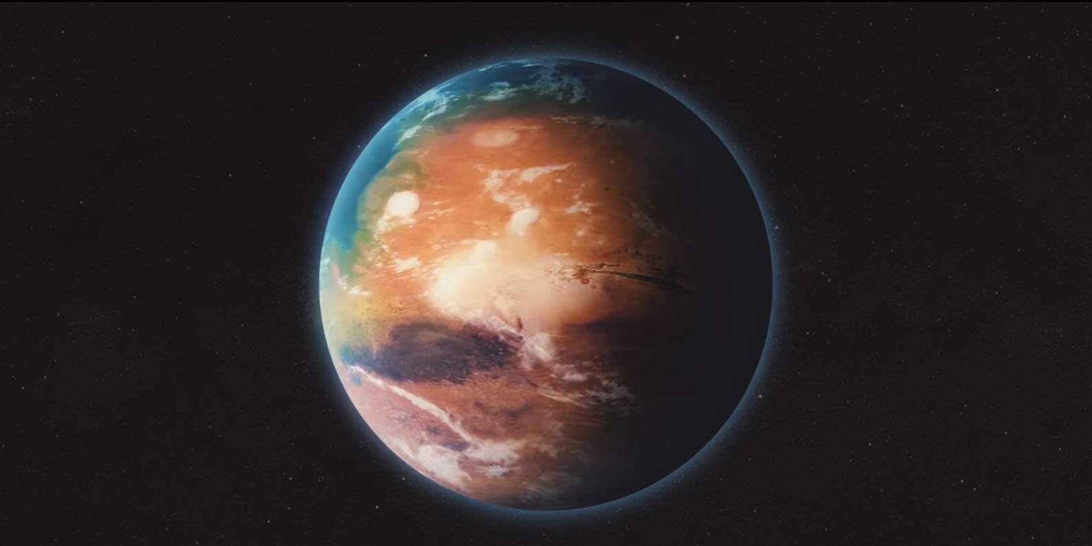 Elon Musk envisions humans living in glass domes on Mars1586 x 793