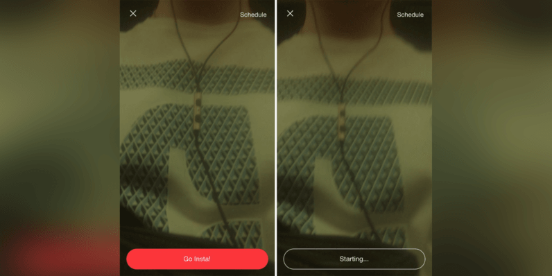 ‘Go Insta’ feature seems to be Instagram’s take on live video