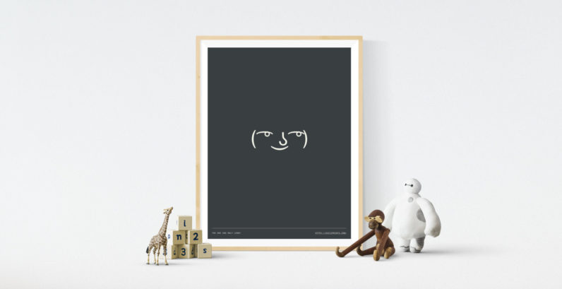 These ASCII art prints put some ¯\_(ツ)_/¯ on your wall