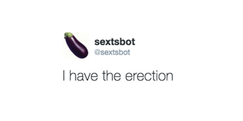 This weird Twitter bot generates the best and worst sexts you’ll ever see
