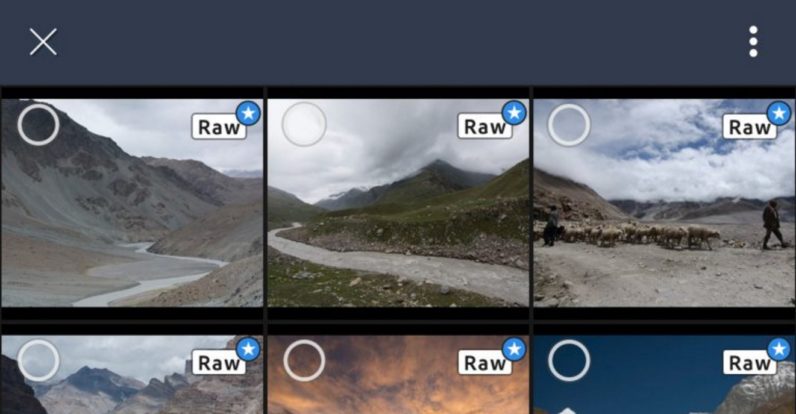 You can now import any RAW file onto your Android phone with Lightroom
