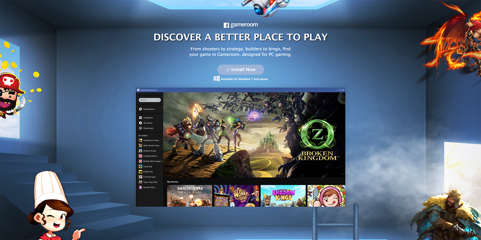Facebook has Steam in its crosshairs with new Gameroom platform