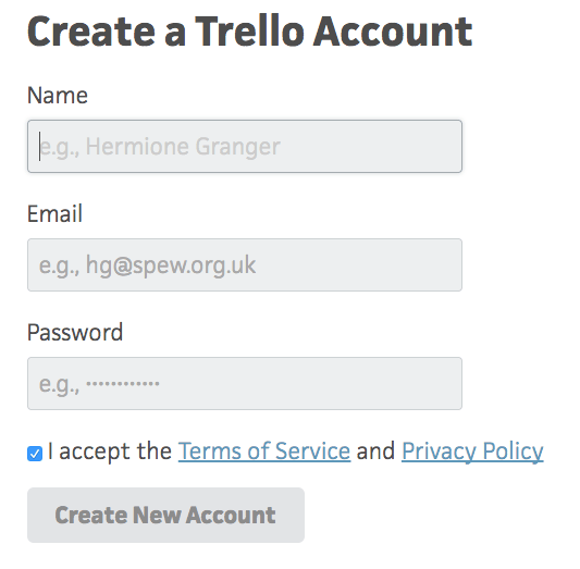 Hermione's no muggle, but she signs up for Trello just like the rest of us