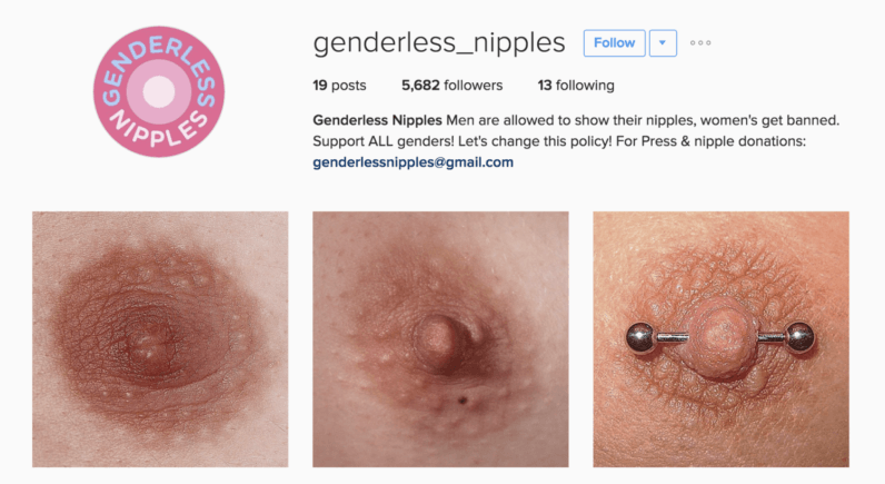 ‘Genderless Nipples’ wants to challenge censorship on Instagram