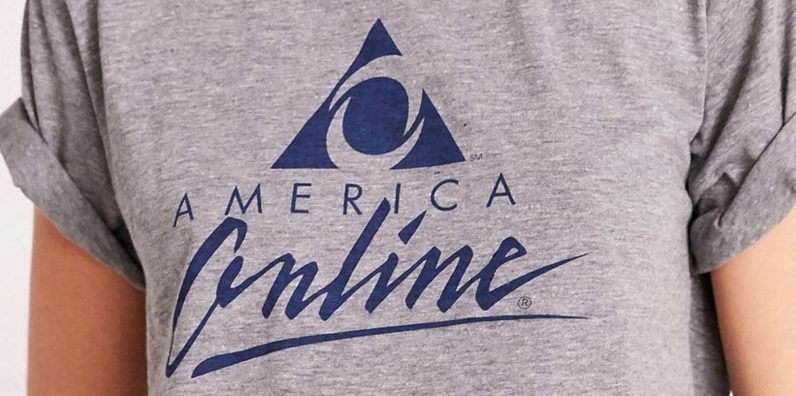 Urban Outfitters hawks the AOL shirt no one asked for